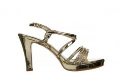 Sandały Bayla-187 557-750 Gold 187039, Złoty, Skóra ekologiczna - 38. Żółte sandały damskie Bayla, bez wzorów, z lakierowanej skóry, bez obcasa, na platformie, bez zapięcia. W wyprzedaży za 170.10 zł.