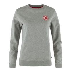 Bluza damska Fjällräven 1960 Logo Badge Sweater. Szare bluzy damskie FJÄLRÄVEN KANKEEN, xs, bez wzorów, bez kaptura. Za 419.99 zł.