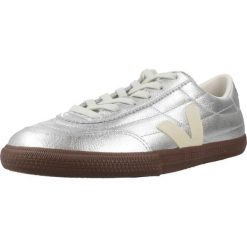 Buty VEJA FU2020893A Srebrny. Szare obuwie trekkingowe damskie Veja, ze skóry, bez zapięcia. Za 538.60 zł.