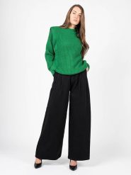 Silvian Heach Sweter | PGA22137LU | Kobieta | Zielony. Zielone swetry klasyczne damskie Silvian Heach, xs, z bawełny, bez kołnierzyka. W wyprzedaży za 199.00 zł.