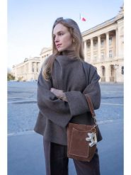 Maison héritage PARIS Skórzana torebka "Mini Leyla" w kolorze brązowym - 12 x 20 x 11 cm rozmiar: onesize. Brązowe torebki klasyczne damskie maison héritage PARIS, z materiału, przez ramię, bez dodatków. Za 260.99 zł.