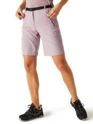 Regatta Bermudy funkcyjne "Xert" w kolorze jasnoróżowym rozmiar: 46. Różowe spodnie dresowe damskie Regatta, bez wzorów, z materiału. Za 114.98 zł.