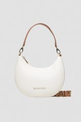 VALENTINO Biała torebka księżyc Alexia Hobo Bag. Białe torebki klasyczne damskie Valentino by Mario Valentino, bez dodatków. W wyprzedaży za 344.99 zł.