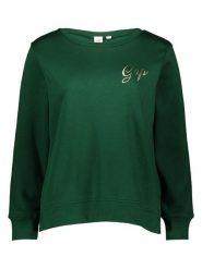 GAP Bluza w kolorze zielonym rozmiar: XS. Zielone bluzy damskie GAP, xs, bez wzorów, bez kaptura. Za 60.88 zł.