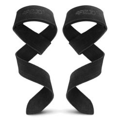 Skórzane paski do podnoszenia ciężarów 4FIZJO Deadlift Straps. Czarne paski damskie 4FIZJO, bez wzorów, ze skóry. Za 45.00 zł.