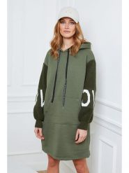 Joséfine Sukienka "Gilda" w kolorze khaki rozmiar: L. Brązowe sukienki damskie Joséfine, bez wzorów, z bawełny, bez ramiączek. Za 175.67 zł.