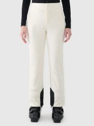 4F Spodnie narciarskie w kolorze kremowym rozmiar: M. Brązowe spodnie dresowe damskie 4F, m, bez wzorów, z materiału. Za 305.29 zł.