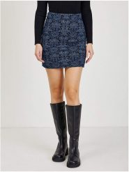 Orsay Spódnica w kolorze czarno-niebieskim rozmiar: M. Czarne spódnice damskie Orsay, m, bez wzorów, retro, mini. Za 54.95 zł.