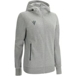 Damska bluza z kapturem Macron Drum. Szare bluzy damskie Macron, l, bez wzorów, z polaru, z kapturem. Za 268.00 zł.