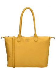 Charm Shopper bag "Buckingham Mono" w kolorze musztardowym - 51 x 33 x 14 cm rozmiar: onesize. Żółte shopper bag Charm, bez wzorów, z materiału, na ramię, bez dodatków. Za 140.53 zł.
