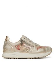 Rieker Sneakersy N7422-91 Beżowy. Brązowe obuwie sportowe damskie Rieker, ze skóry, bez zapięcia. W wyprzedaży za 269.99 zł.
