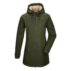 Damska parka z polaru Killtec GW 37. Zielone parki damskie Killtec, na zimę, z polaru, bez kaptura. Za 524.20 zł.