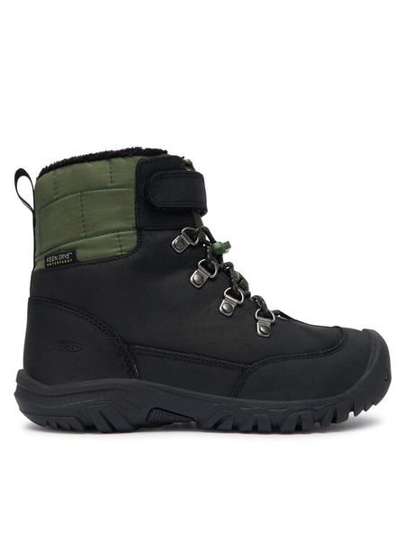 Keen Śniegowce Kanibou Waterproof 1031058 Czarny. Czarne buty zimowe chłopięce Keen, ze skóry, bez zapięcia. Za 469.99 zł.