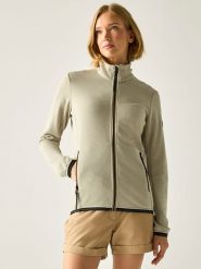 Regatta Kurtka polarowa "Mavrey" w kolorze beżowym rozmiar: 34. Brązowe kurtki damskie Regatta, bez wzorów, z polaru, bez kaptura. Za 123.53 zł.