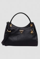 GUESS Czarna torebka Cosette. Czarne torebki klasyczne damskie Guess, ze skóry ekologicznej, bez dodatków. W wyprzedaży za 571.99 zł.