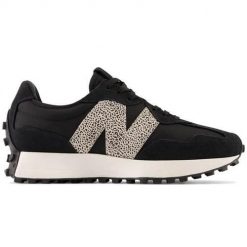 Buty do chodzenia damskie New Balance 327. Czarne obuwie sportowe damskie New Balance, z gumy, bez zapięcia, trekkingowe. Za 509.00 zł.