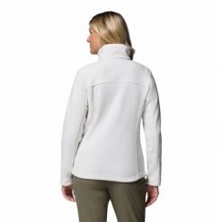 Bluza polarowa turystyczna damska Columbia Fast Trek II. Białe bluzy damskie Columbia, l, bez wzorów, z polaru, bez kaptura. Za 179.00 zł.