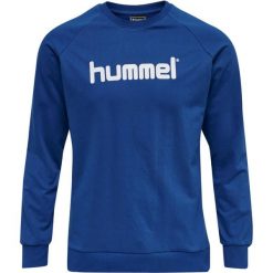 Bluza do piłki ręcznej damska Hummel Go Cotton Logo Sweatshirt Woman. Niebieskie bluzy damskie Hummel, m, bez wzorów, bez kaptura. Za 181.50 zł.