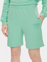 Liu Jo Szorty sportowe MA4386 F0873 Zielony Regular Fit. Zielone spodenki sportowe damskie Liu Jo, xs, bez wzorów, z bawełny. Za 669.99 zł.