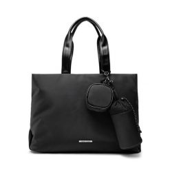 Torebka Jenny Fairy. Czarne shopper bag Jenny Fairy, bez wzorów, bez dodatków. Za 101.98 zł.