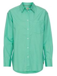 Camel Active Koszula w kolorze zielonym rozmiar: L. Zielone koszule damskie Camel Active, l, bez wzorów, z bawełny, bez kołnierzyka, bez ramiączek. Za 130.99 zł.