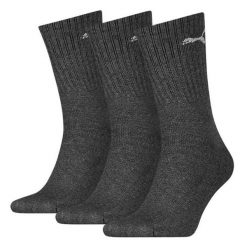Puma Skarpety Sport Crew 3-Pack 88035504. Szare skarpetki damskie Puma, bez wzorów. Za 49.99 zł.