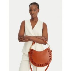 Torebka Coccinelle. Brązowe torebki klasyczne damskie Coccinelle, bez dodatków. Za 1,699.99 zł.