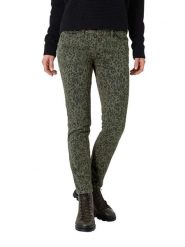 Timezone Spodnie "Nali" w kolorze khaki rozmiar: W26. Brązowe spodnie materiałowe damskie Timezone, z aplikacjami, z materiału. Za 117.99 zł.