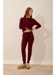 Just Cashmere Kaszmirowy sweter "Janice" w kolorze bordowym rozmiar: L. Czerwone swetry klasyczne damskie Just Cashmere, l, z kaszmiru, bez kołnierzyka. Za 369.99 zł.