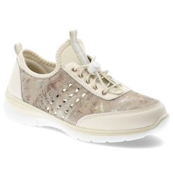 Półbuty damskie S.Barski, ze skóry naturalnej licowej wsuwane na lekkiej podeszwie, beżowe, GR61-5990. Brązowe półbuty damskie S.BARSKI, bez wzorów, ze skóry, bez obcasa, na płaskiej podeszwie, bez zapięcia. Za 199.00 zł.