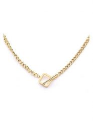 MOODE Naszyjnik "Francesca" - dł. 46 cm rozmiar: onesize. Żółte naszyjniki damskie MOODE, ze stali. Za 106.38 zł.