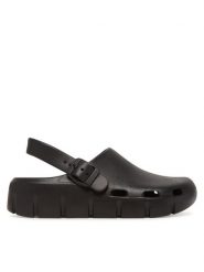 Birkenstock Sandały Birki Flow Kids Eva 1029584 Czarny. Czarne sandały chłopięce Birkenstock, z tworzywa sztucznego, bez zapięcia. Za 129.99 zł.