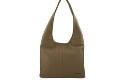 Worek skórzany BARBERINI'S beżowy 994-2. Brązowe shopper bag Barberinis, ze skóry, duże, bez dodatków. Za 259.99 zł.