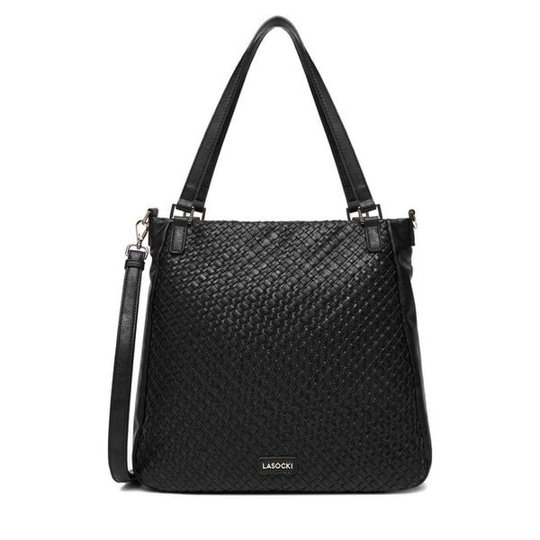 Torebka Lasocki. Czarne torebki klasyczne damskie Lasocki, bez dodatków. Za 219.99 zł.