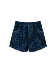 Pinko Szorty "Creativa" | 1J10W6 Y648 | Kobieta | Granatowy. Niebieskie szorty damskie Pinko, bez wzorów, z bawełny. W wyprzedaży za 289.00 zł.
