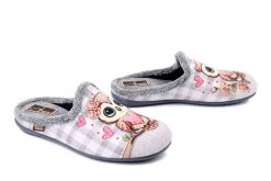 MANITU 320291-91 hellgrau, kapcie damskie. Szare kapcie damskie Manitu. Za 169.92 zł.