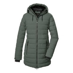 Parka dla kobiet Killtec Kow 55 Qltd. Szare parki damskie Killtec, na zimę, s, z materiału, z kapturem. Za 584.50 zł.