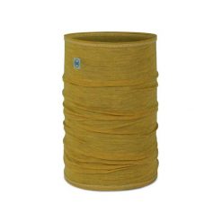 Chusta wielofunkcyjna z wełny merynosów Buff Merino Lightweight Multistripes. Żółte chusty damskie Buff, bez wzorów, z wełny. Za 84.99 zł.