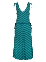 Finside Sukienka "Solmu" w kolorze turkusowo-niebieskim rozmiar: 38. Niebieskie sukienki damskie finside, bez wzorów, bez ramiączek. Za 228.95 zł.