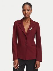 Marella Marynarka Gommoso 2623916034 Bordowy Slim Fit. Czerwone marynarki i żakiety damskie Marella, bez wzorów, z syntetyku. Za 1,354.00 zł.