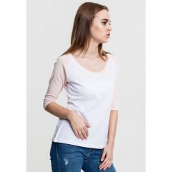 Koszulka damska Urban Classic raglan 2.0. Białe koszulki sportowe damskie Urban Classics, bez wzorów, bez ramiączek. Za 93.00 zł.