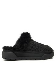 Guess Kapcie Unika FLFUKA FAL06 Czarny. Czarne kapcie damskie Guess, z tworzywa sztucznego. Za 369.99 zł.