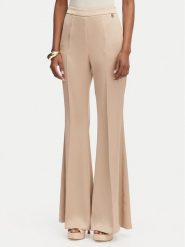 Babylon Spodnie materiałowe S00555 Beżowy Regular Fit. Brązowe spodnie materiałowe damskie Babylon, bez wzorów, z materiału. Za 839.99 zł.