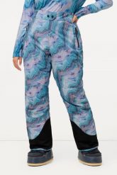 Damskie Spodnie funkcyjne spodnie narciarskie wodoodporne modelowane kolana. Niebieskie spodnie sportowe damskie Ulla Popken, plus size, bez wzorów, z materiału, narciarskie. Za 639.99 zł.