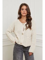 L'armoire de Suzette Kardigan w kolorze beżowym rozmiar: 34/36. Brązowe kardigany damskie L'armoire de Suzette, l, bez wzorów, ze splotem. Za 100.75 zł.