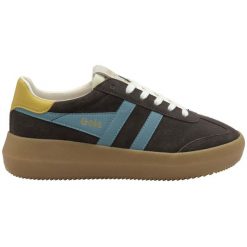 Sneakersy damscy Gola Athena Trainer. Brązowe obuwie sportowe damskie Gola, bez zapięcia. Za 491.50 zł.