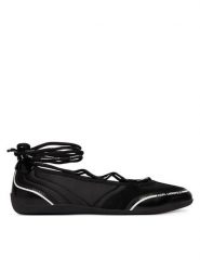 KARL LAGERFELD Baleriny Altia KL66111 Czarny. Czarne balerinki damskie KARL LAGERFELD, bez wzorów, ze skóry. Za 799.99 zł.