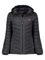 Geographical Norway Kurtka pikowana "Carliti" w kolorze czarnym rozmiar: S. Czarne kurtki damskie Geographical Norway, s, z aplikacjami, bez kaptura. Za 188.85 zł.