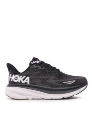 Hoka Buty do biegania Clifton 9 1127896 Czarny. Czarne obuwie sportowe damskie HOKA, z materiału, bez zapięcia, do biegania. Za 499.99 zł.