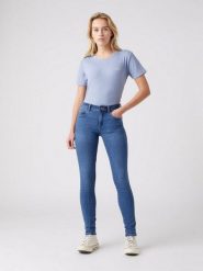 Wrangler Dżinsy "Skinny Daydream" - Skinny fit - w kolorze niebieskim rozmiar: W26/L30. Niebieskie jeansy damskie Wrangler. Za 158.84 zł.